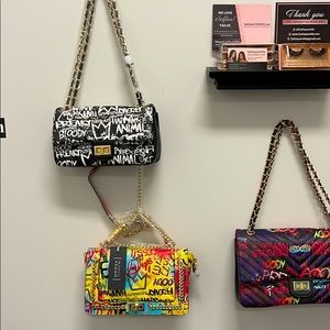 Lashes that our mink and Custom purse....